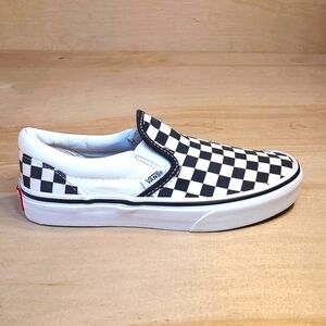 Vans Checkerboard Black White Canvas Shoes